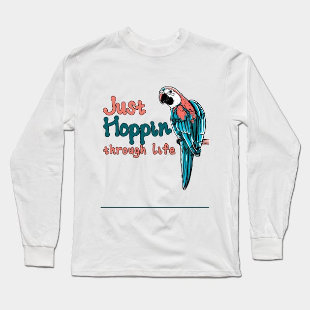 Just hoppin through life Long Sleeve T-Shirt by zoelewi